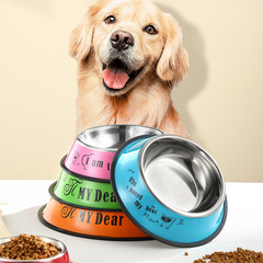 ステンレス製ペットボウル テディ ゴールデンレトリバー用 犬用ボウル 卸売 カラフル 滑り止めボウル 犬用ボウル 猫用ボウル 給餌ボウル ペット用品