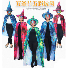 ハロウィン子供用コスチューム、蜘蛛、コウモリ、小さな赤い格子縞のマント、服セット、長袖、舞踏会、役割演技衣装