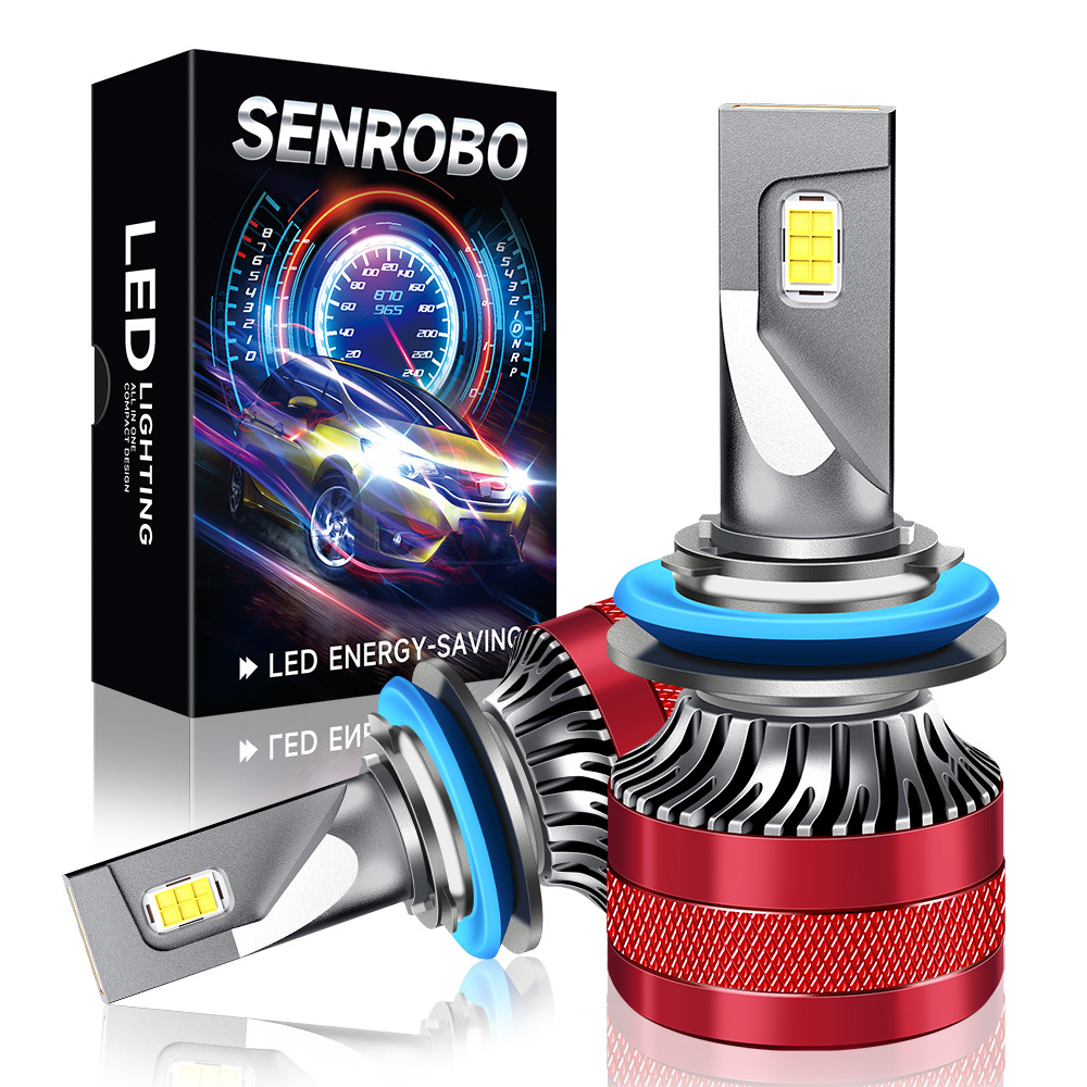 Exclusión transfronteriza para Amazon AliExpress R9 blade coche led faro H1H7H4H11 luz frontal de concentración de alto brillo image 1