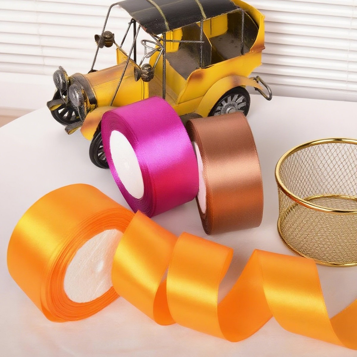 Mayorista 4cm de ancho cinta tela cinta regalo embalaje decoración de boda cinta