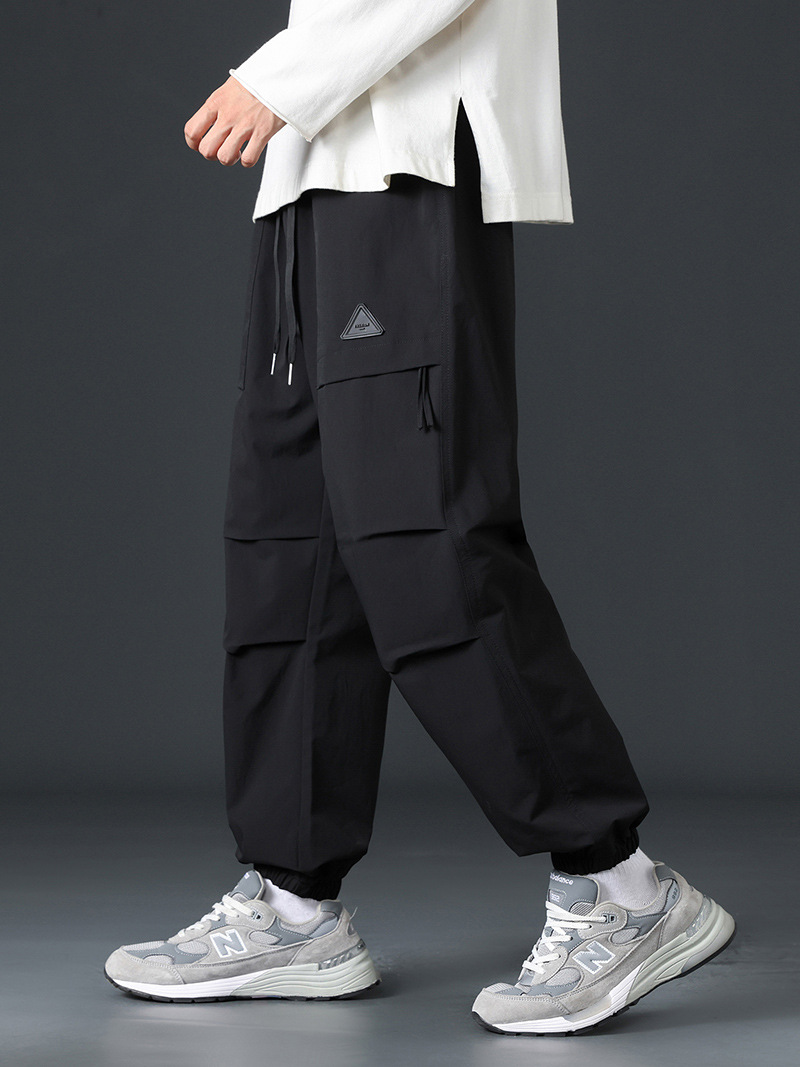 Cordwork Pants Men's Spring and Autumn New Fashionable Brand Casual Pants American Style Retro Functional Parachute Pants Personalized Trendy Pants