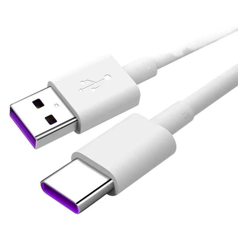 Кабель для быстрой зарядки и передачи данных для линии быстрой зарядки Huawei Type-C Glory Кабель для быстрой зарядки поддерживает сверхбыструю зарядку 5A