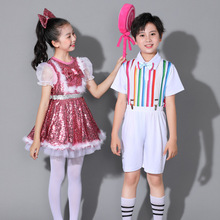 六一儿童演出服女童蓬蓬公主裙礼服舞蹈纱裙幼儿园表演服