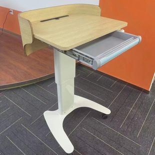 Fashion Lecture Desk Training Conference Room Small Podium Modern Simple Movable Lifting Table