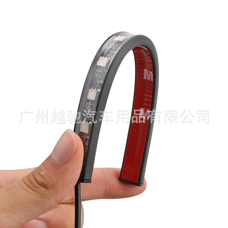 Coche LED atmósfera luz modificado coche APP atmósfera luz control de voz RGB coche teléfono móvil Bluetooth única luz decorativa