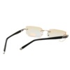 Fashionable anti-radiation diamond metal glasses