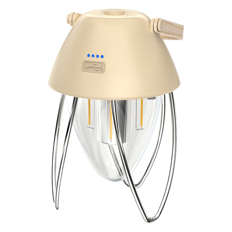 Luz de camping al aire libre USB carga atmósfera camping luz LED multi-función luz de emergencia retro linterna tienda camping Luz