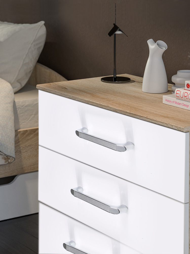 現代簡約衣櫃門拉手輕奢櫥櫃鞋柜子手柄歐式抽屜把手美式家具五金
