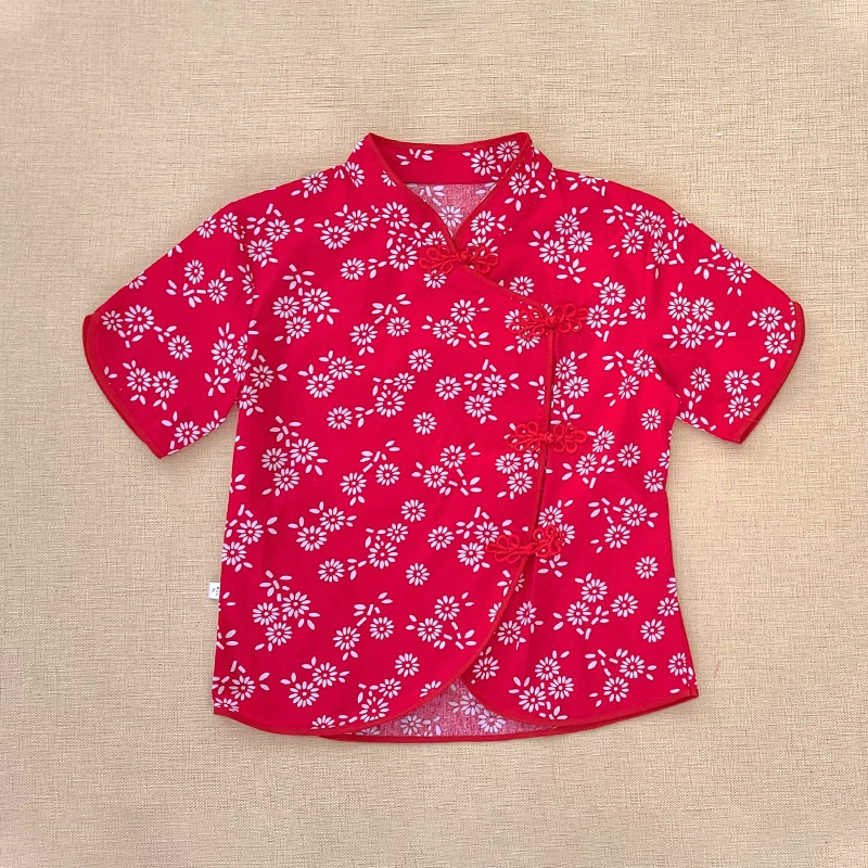 Новый Женский Топ с пуговицами по косой, весенне-осенний Летний короткий топ, женский топ в стиле ретро