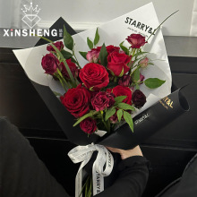 芯苼 DINGZHI简约英文牛皮纸鲜花礼物包装纸花艺包花纸装饰品材料