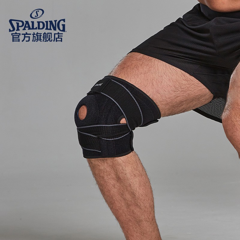 Spalding Knee pads Spring brace knee Bandage Pressure Anti collision men and women motion protective clothing Basketball SP8008