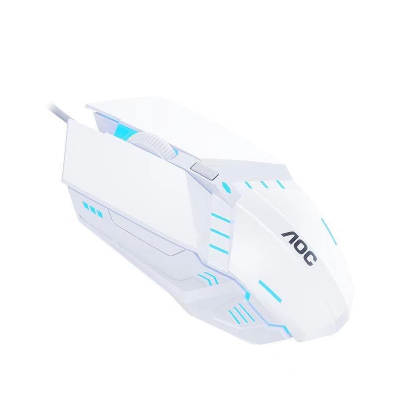 AOCMS120 유선 마우스 [USB 인터페이스] [4D] 화이트