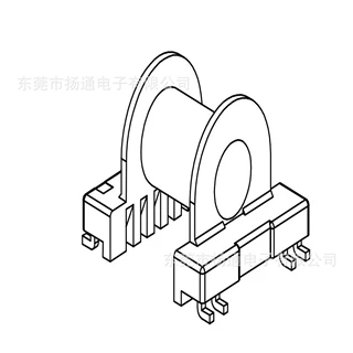 变压器高频EP13电源骨架EP13骨架卧式4+8针L脚-1303