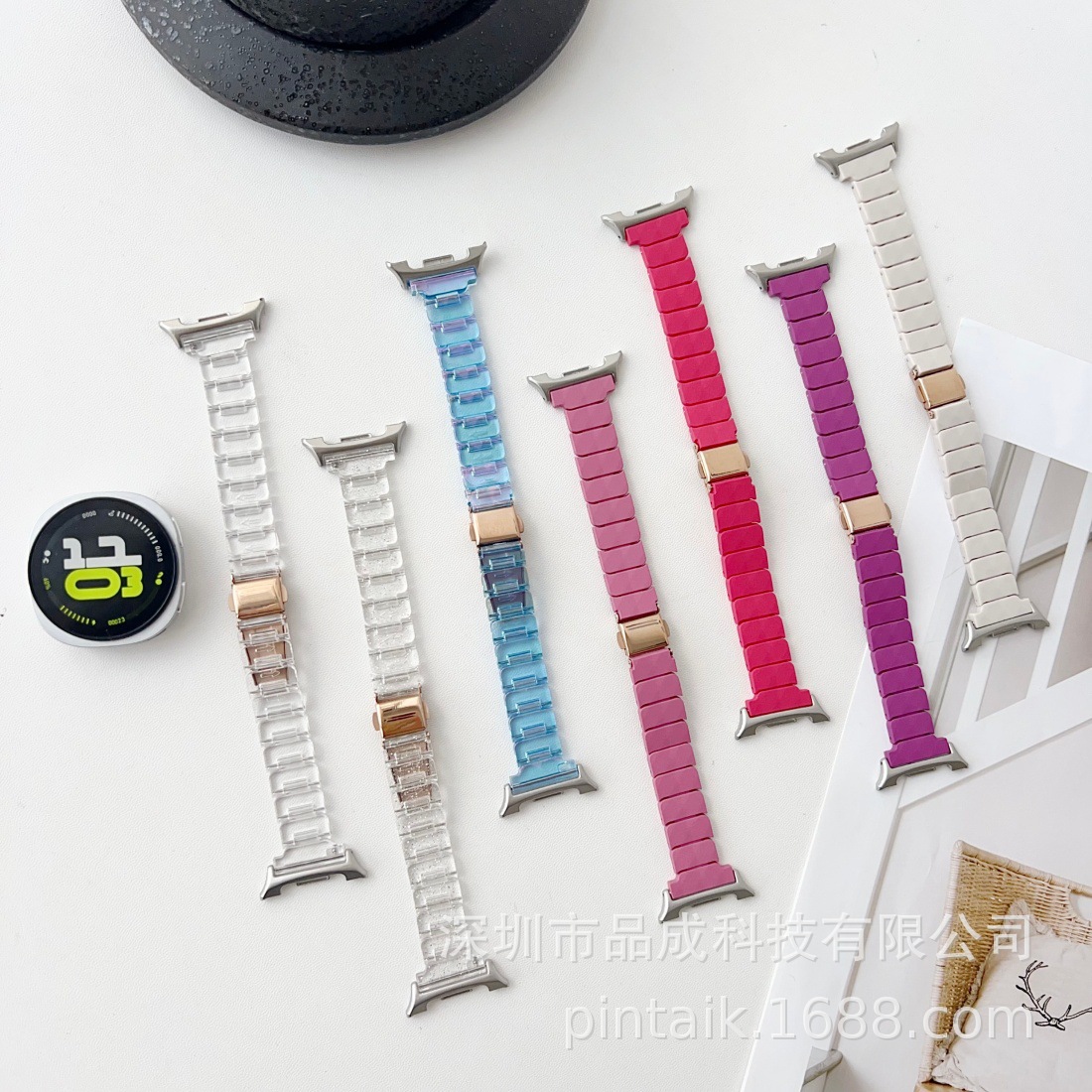 适用苹果S11闪耀多巴胺表带三星Watch 8 Ultra小米10华为Fit4腕带