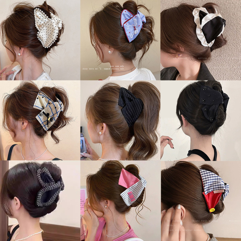 韩系三角抓夹女高级感2025新款大号鲨鱼夹子饱满后脑勺发夹发饰品|undefined