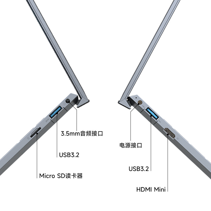 Cross-border J3710 Laptop 15.6 "Business Office Laptop Laptop Lightweight Laptop