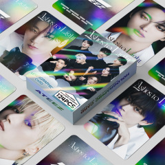 现货124张明星镭射卡ATEEZ闪卡专辑Ashes to Light应援粉丝卡LOMO