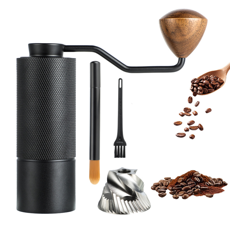 Cross-Border Exclusive Amazon Hand-Cranked Coffee Bean Grinder, Hand-Pour Grinder, Portable, Adjustable Coarseness