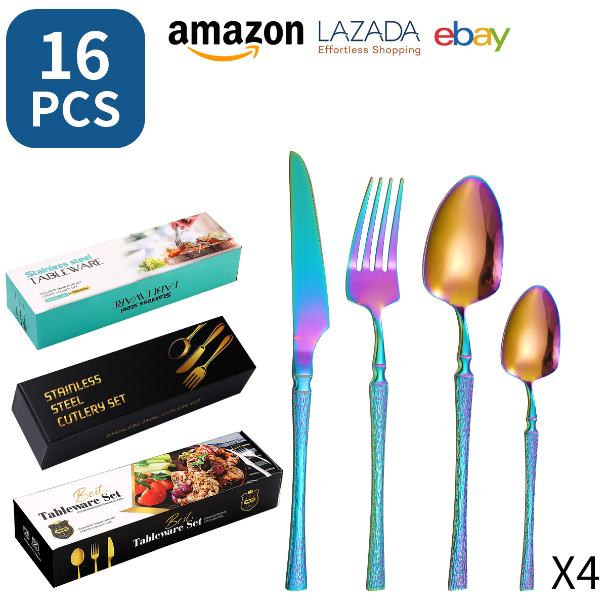 색상 16 조각 (4 인용)