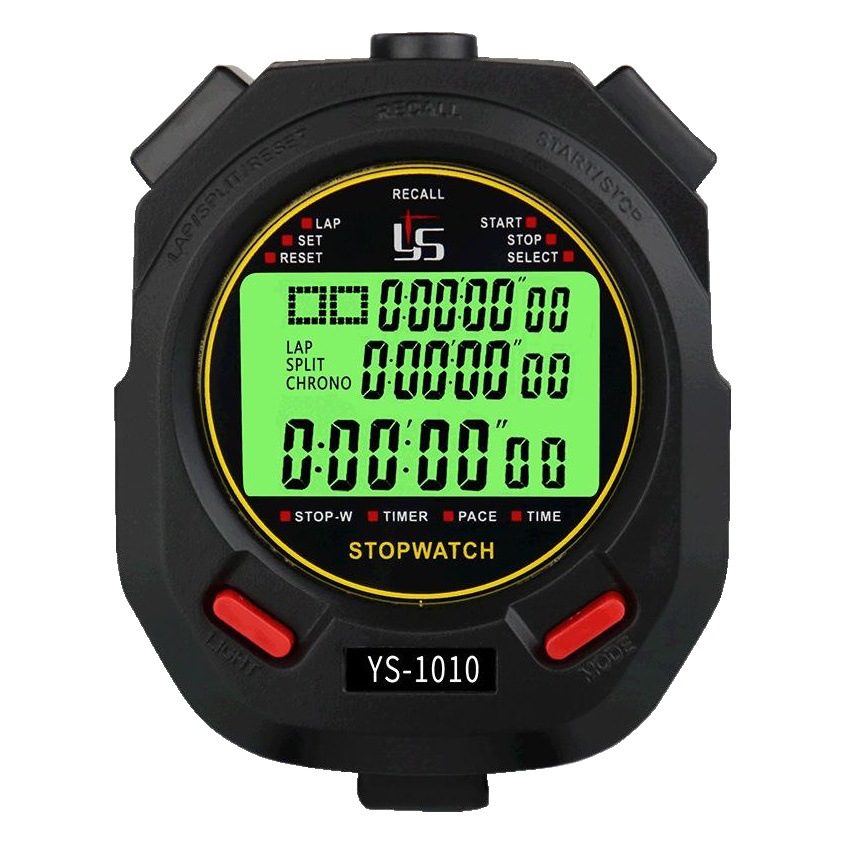 Original manufacturers wholesale Yisheng electronic luminous stopwatch timer professional training referee code table running track and field