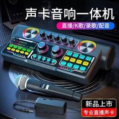 S900 New Product Live Stream Sound Card Audio All-in-One Bluetooth Speaker Outdoor Indoor Square Dance Karaoke Dedicated