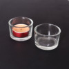 Transparent glossy candle, wholesale