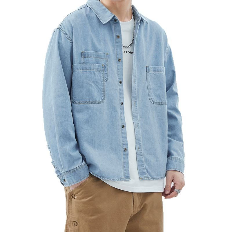 Autumn comfortable shirt, universal long-sleeve, oversize