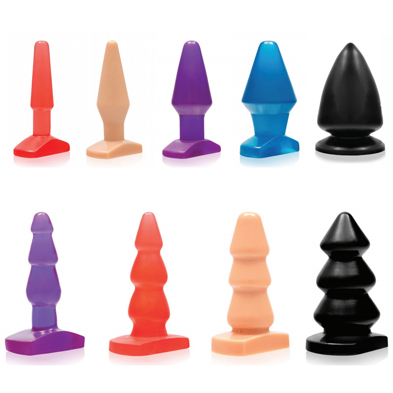 Silicone Anal Plug Set, Unisex Adult Anal Expansion Toy, Portable — detail image 14