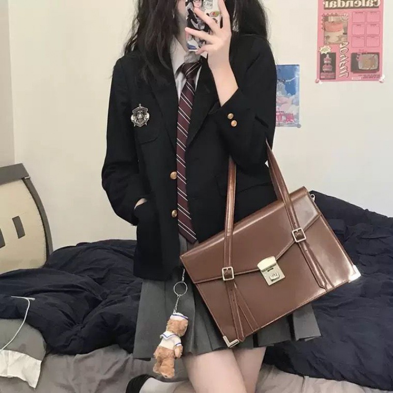 JK 제복 정장 여학생 3 피스 주름 치마 대학 스타일 정장 몸집이 작은 소금 여성용 복장 가을