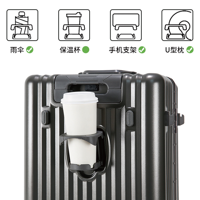 【Fábrica de Selección Estricta】Maleta con Marco de Aluminio, Gran Capacidad, Maleta con Ruedas Extra Grandes, Maleta de Viaje Resistente con Ruedas Universales para Estudiantes.