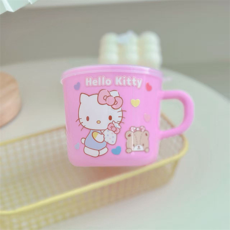 小号塑料水杯幼儿园喝水饮水杯带盖子手柄杯牛奶杯儿童迷你水杯|undefined