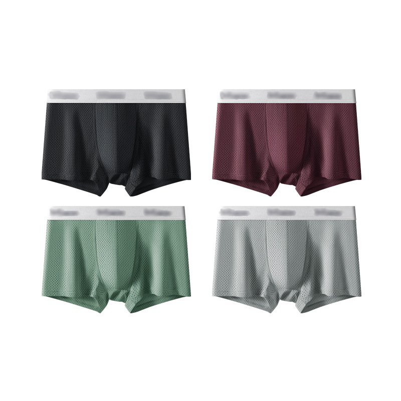 라이트 그레이/그린/버건디/블랙 [4팩]