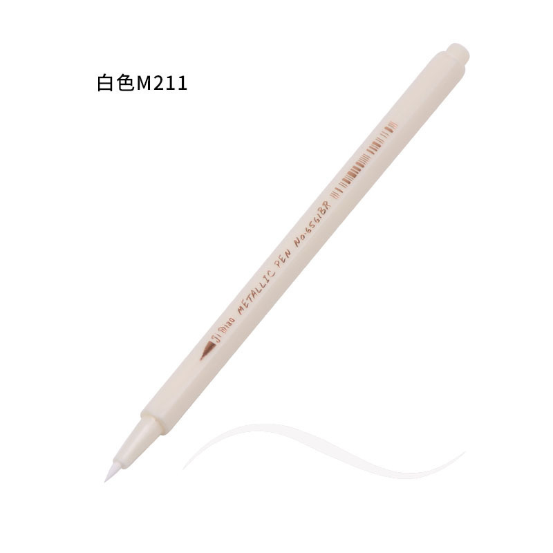 Bolígrafo de metal de secado rápido transfronterizo, bolígrafo de pintura, punta suave, marcador acrílico, venta directa de fábrica, marcador de color al por mayor