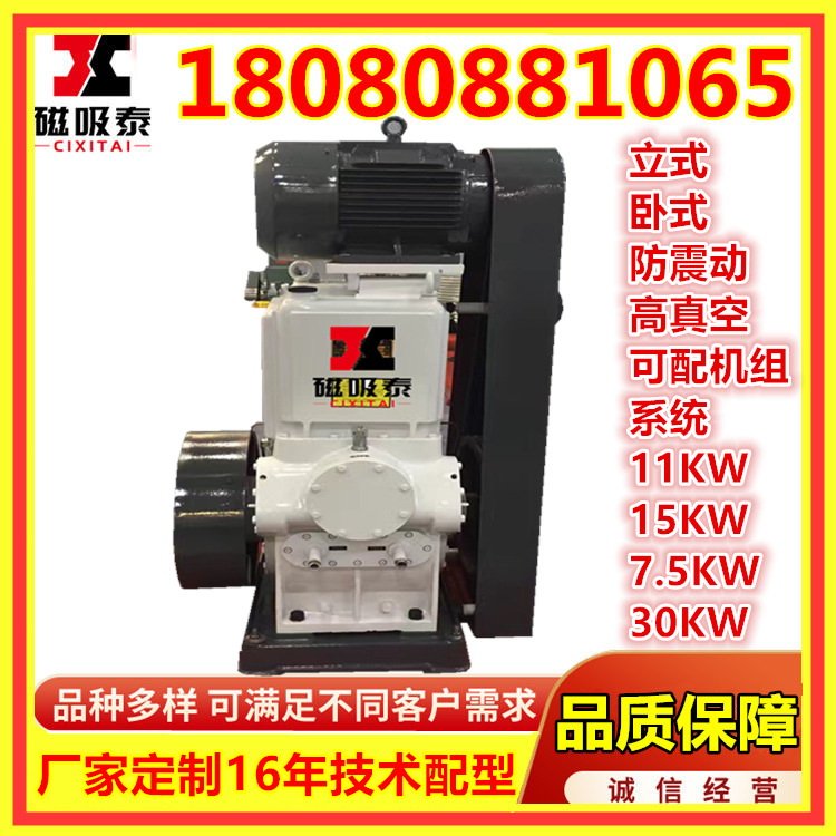 滑阀式真空泵人造玉石滑阀真空泵11/15/7.5KW2H150L/S滑阀泵