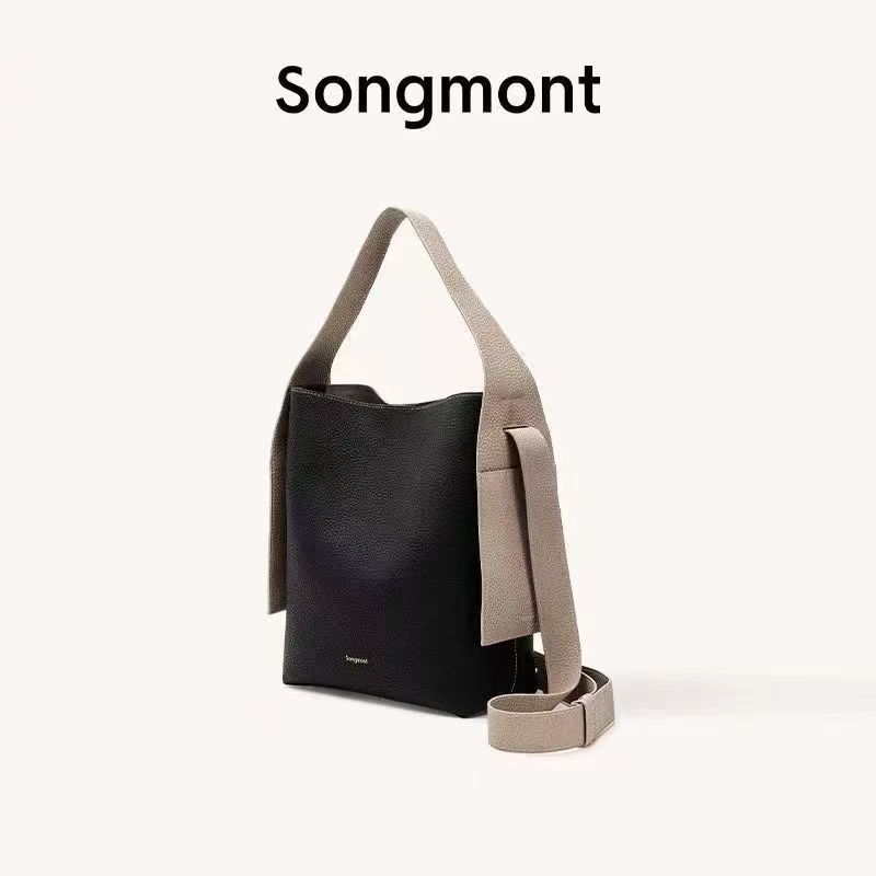 songmont山下有松麂皮挂耳托特包慵懒通勤单肩斜挎包水桶包大包包|undefined