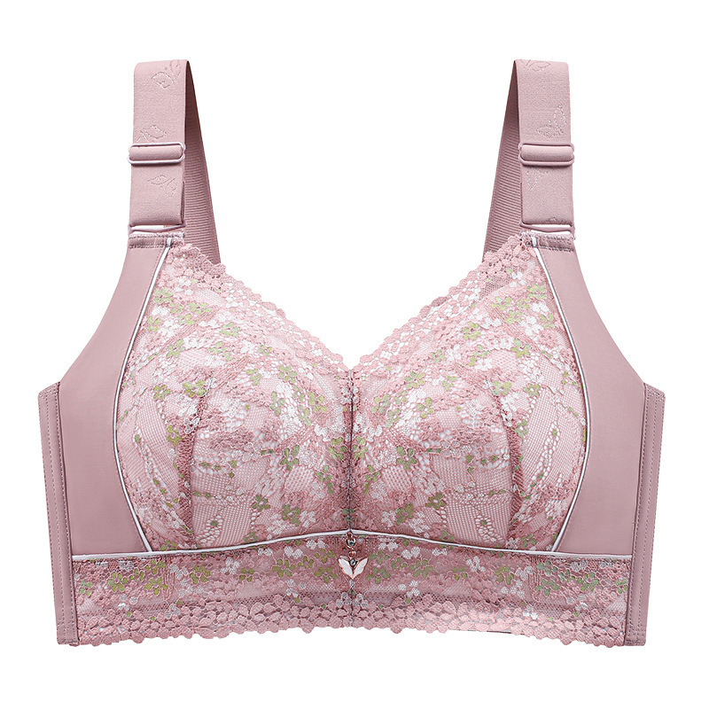 Full Cup Thin Seamless Bra for Large Busts, Minimizing Effect, Women's Bra for Side Breast Collection, Anti-Sagging, Plus Size, Adjustable Bralette