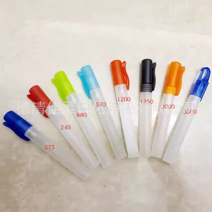 爆款跨境fda厂家批发3oz10ml便携笔型喷雾免洗手液无酒精空运现货