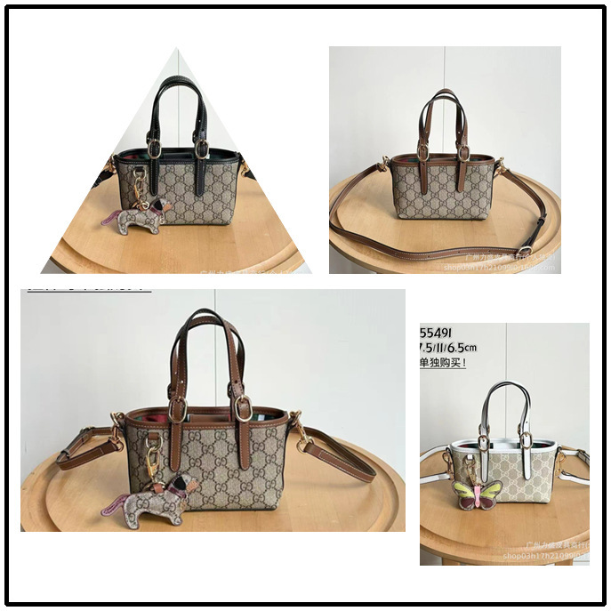 Cross-border G-brand Emblem series mini autumn and winter new vintage canvas mini shoulder bag, handbag, crossbody bag