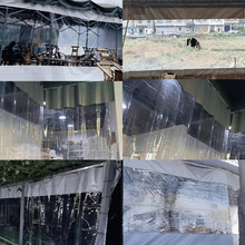 挡风围布防风防雨加厚透明帐篷挡风布摆摊遮阳棚保暖围布围挡布