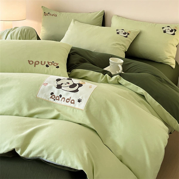 Panda-water green + military green