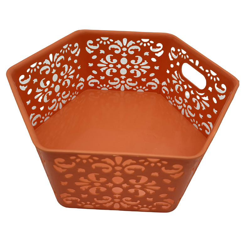 I2 246 204 # hueco hexagonal cesta de almacenamiento necesidades diarias Yiwu dos yuanes tienda de suministro al por mayor image 5