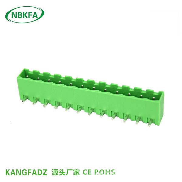 PCB wiring terminal KF2EDGRC-5.08mm welded needle plate end…