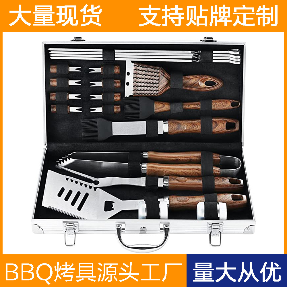 Parrilla traje Barbacoas herramienta Venta Directa Amazon Acero inoxidable barbacoa traje al aire libre PARRILLA herramienta combinación traje