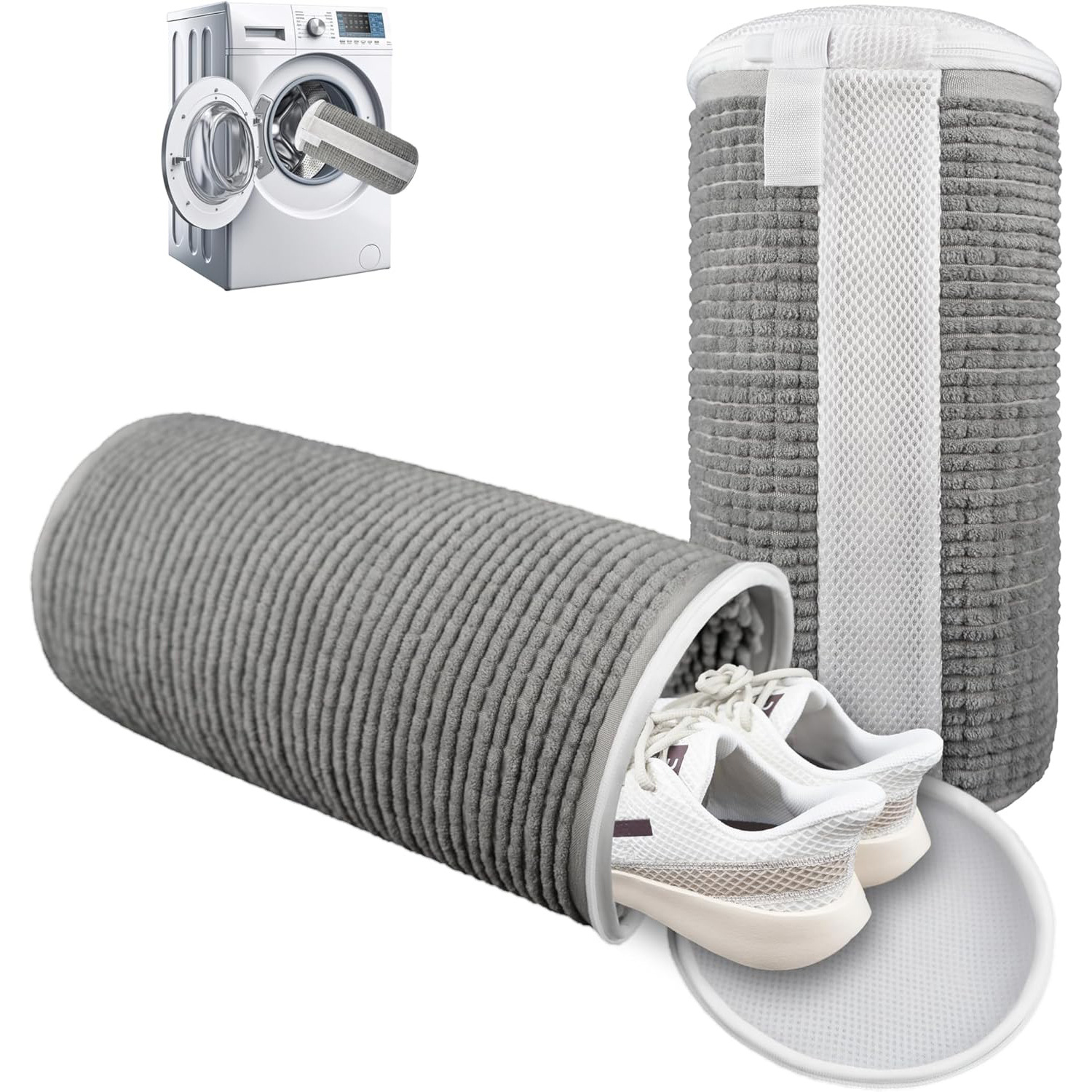 Cross-border New Products Chennel Velvet Shoe Wash Bag Household Washing Machine Anti-deformation Wash Bag Reusable Shoe Bag