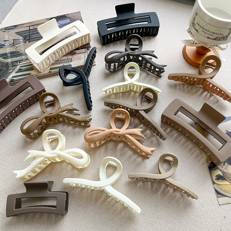 Hair Clip Women's Back Head Clip Shark Clip Hair Clip High-grade Sense Hair Clip Large Hair Clip Headwear 2024 New Style