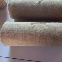 粗麻布卷黄麻织带拷边圣诞装饰蝴蝶结卷婚庆椅背桌旗麻布条编织