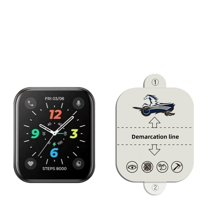 Aplicable para Apple Watch película de cristal iWatch película de cristal iWatch S11 S10 HD película de hidrogenación de pantalla completa al por mayor