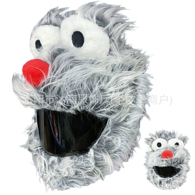 Cross-border in stock Motorcycle Accessories Motosiklet dəbilqələri - one-size-fits-all-can-be-labeled-crossed-jit-gray-eyes
