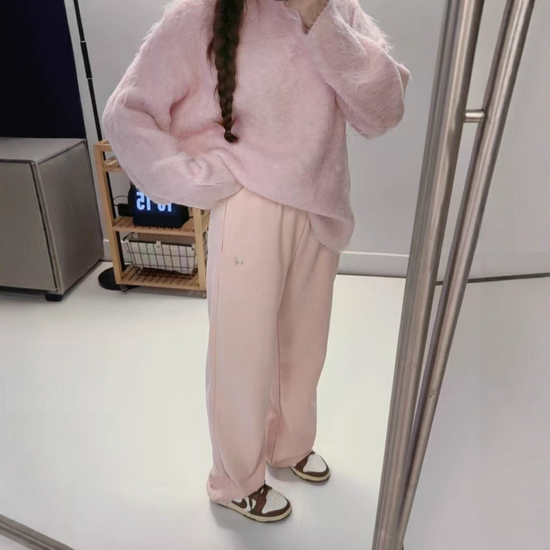 2025 New Autumn and Winter Al0 Accolade Casual and Versatile Classic Logo Straight Sports Pants