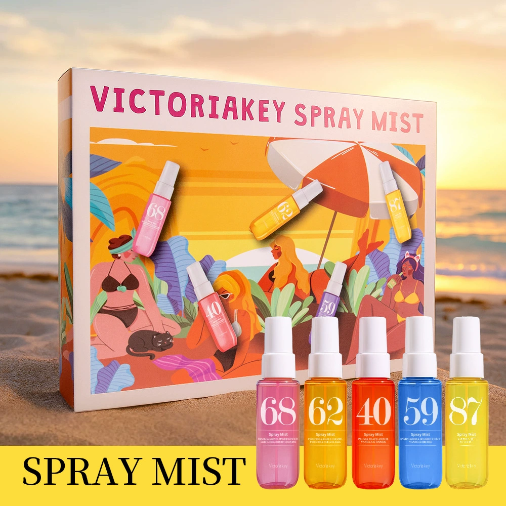 Набор бразильских безалкогольных цифровых ароматических спреев для тела и волос, пользующийся большим спросом за рубежом, с длительным ароматом.